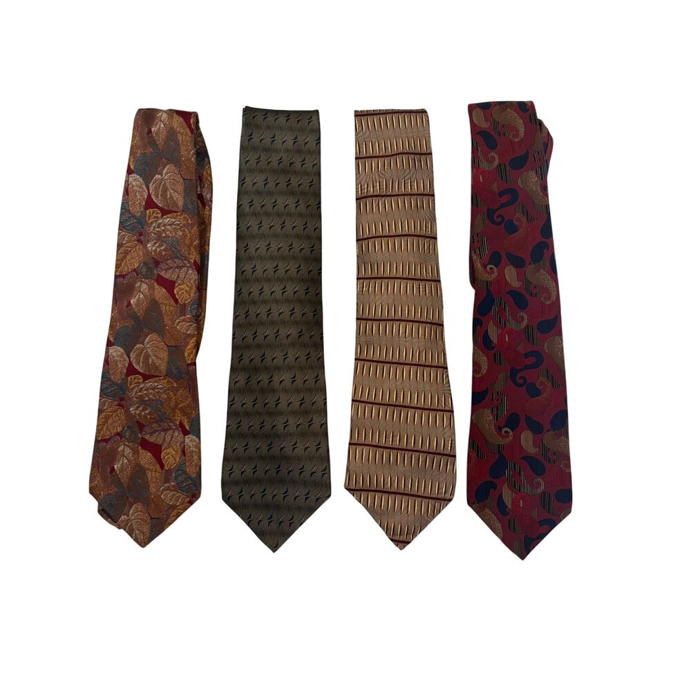 4 Vintage Bill Blass Ties